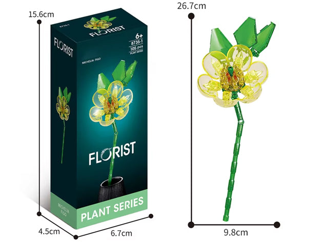 Bunte Kristallblumen