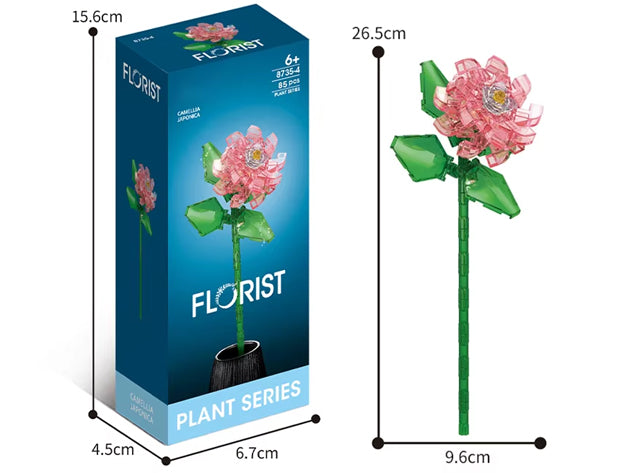 Bunte Kristallblumen