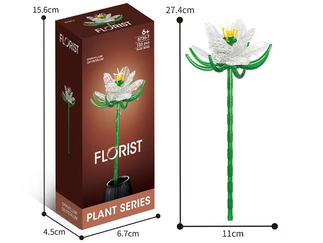 Bunte Kristallblumen