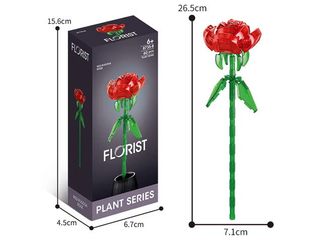 Bunte Kristallblumen