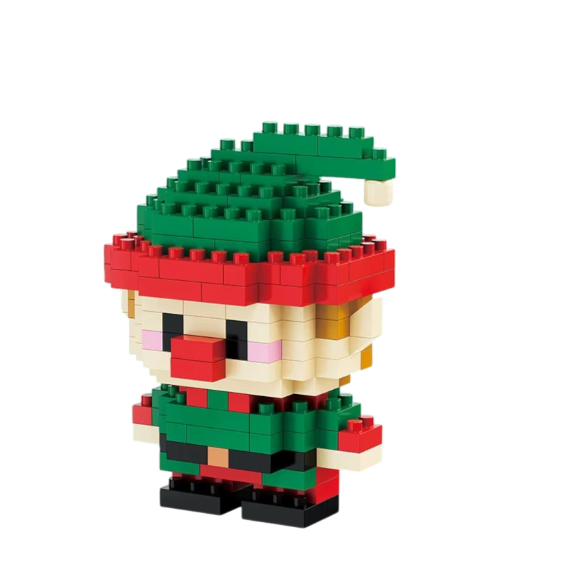 Weihnachts-Klemmbaustein-Set