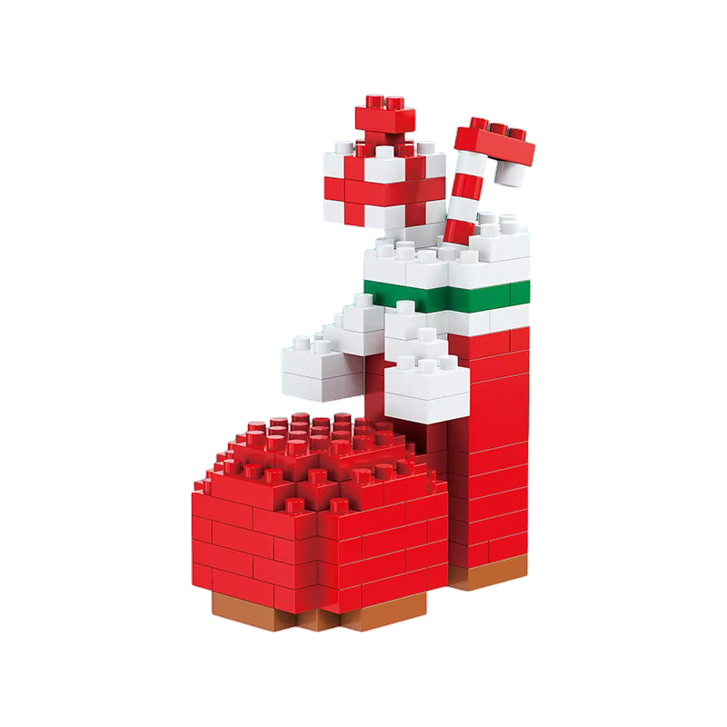 Weihnachts-Klemmbaustein-Set